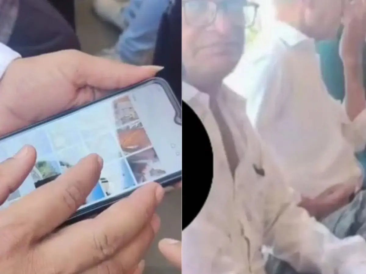 मंदिर में अंधेड़ उम्र के शख्स ने महिला के साथ कर दी ऐसी हरकत, वीडियो देख लोग हुए आग बबूला