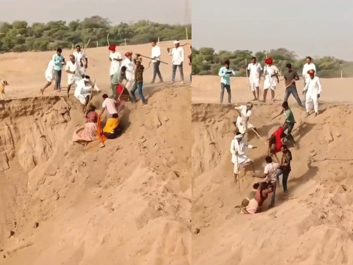 अजमेर में 18 बजरी माफियाओं ने महिलाओं को दौड़ा-दौड़ कर पीटा