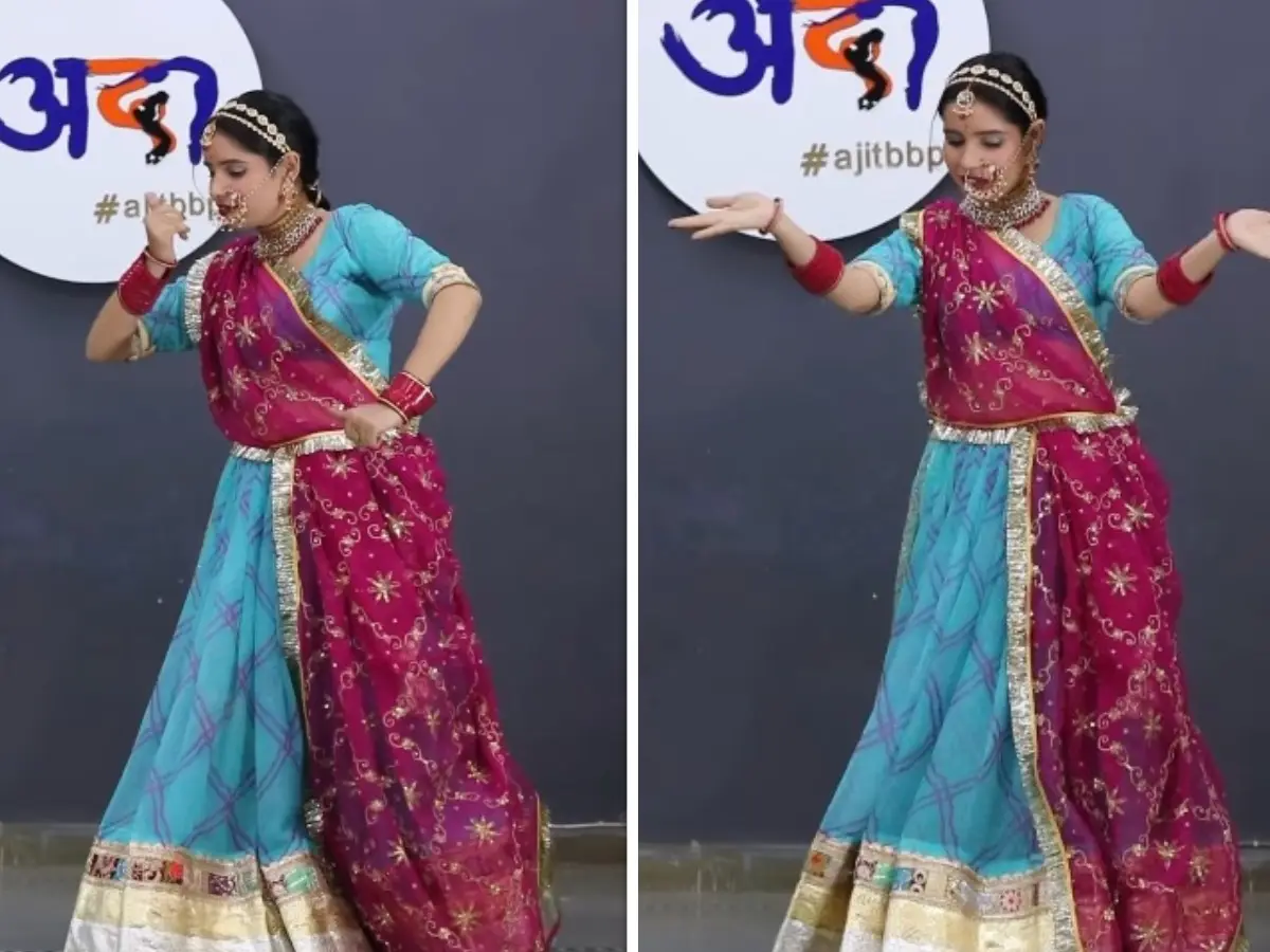 Rajasthani Viral Video: 'घर मोरे परदेसिया' गाने पर राजपूती पोशाक में किया धांसू डांस, देखते रह गए लोग