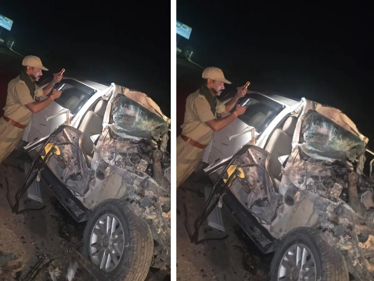 सीकर में बीती रात हुआ सड़क हादसा, कार सवार की मौत सीकर में बीती रात हुआ सड़क हादसा, कार सवार की मौत