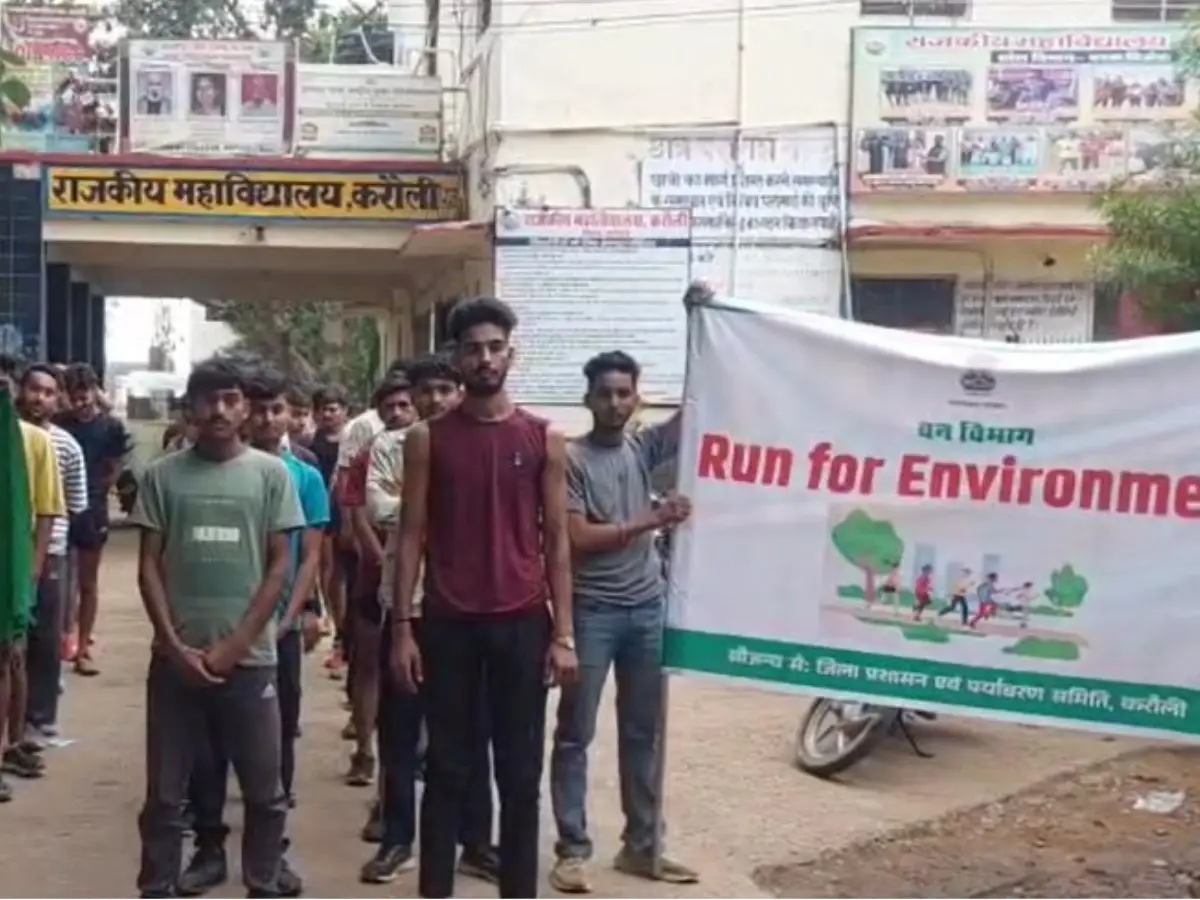 Karauli Run for Environment rally organized to create awareness about ...