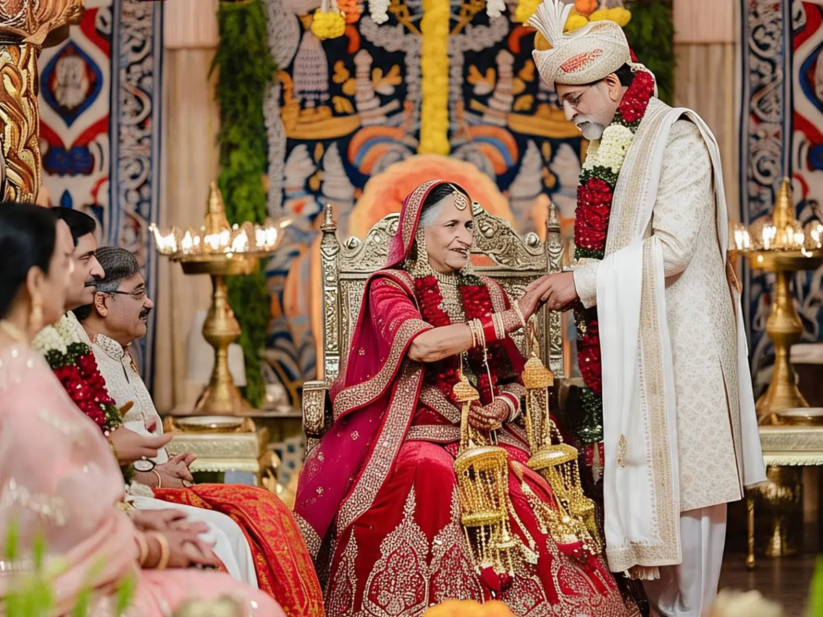 70 साल का लिव इन और 6 बच्चे.. अब जाकर बुजुर्ग कपल ने रचाई शादी, पौते भी बने गवाह
