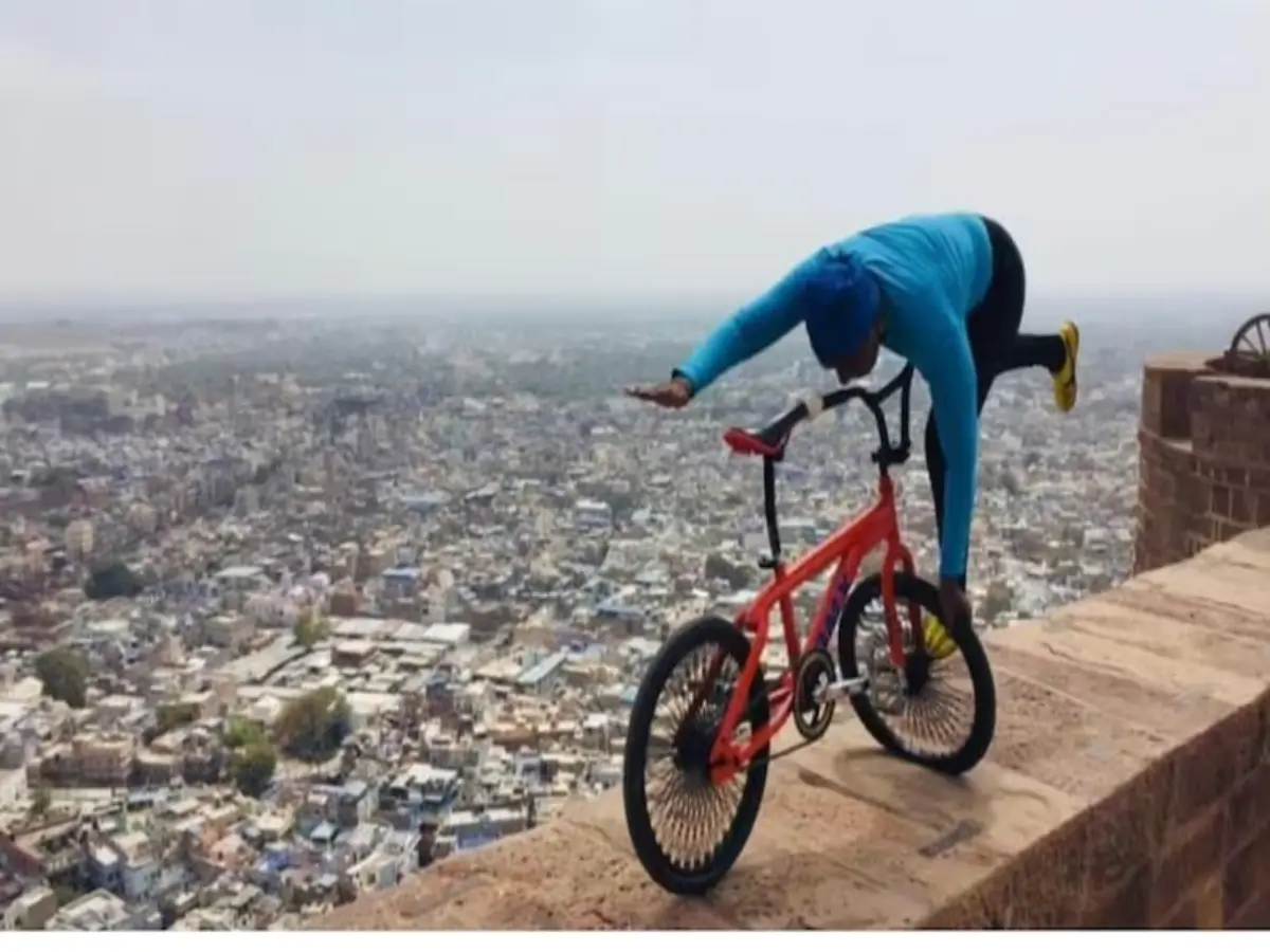 बीएमएक्स साइकिल का इस्तेमाल