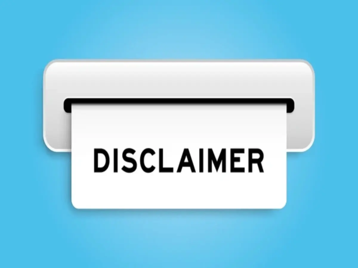 Disclaimer