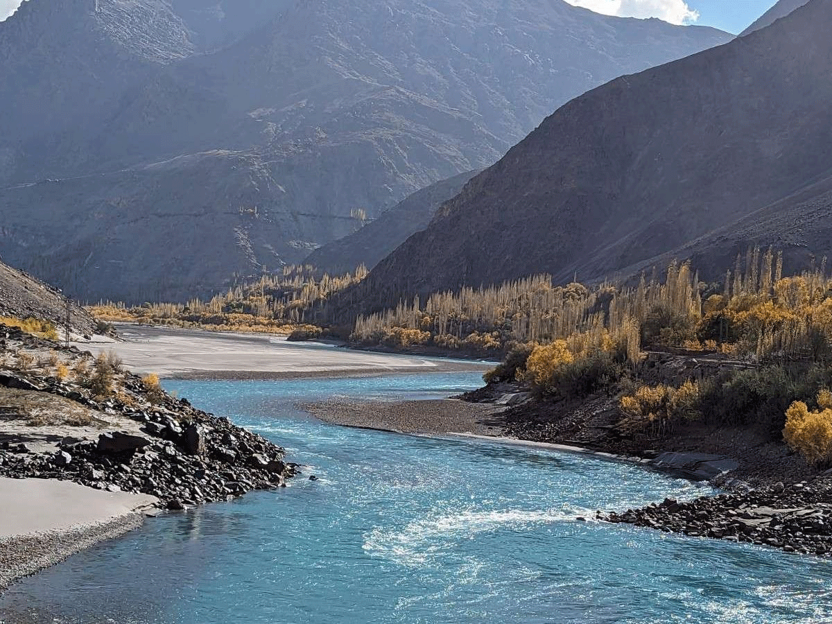 Indus river water