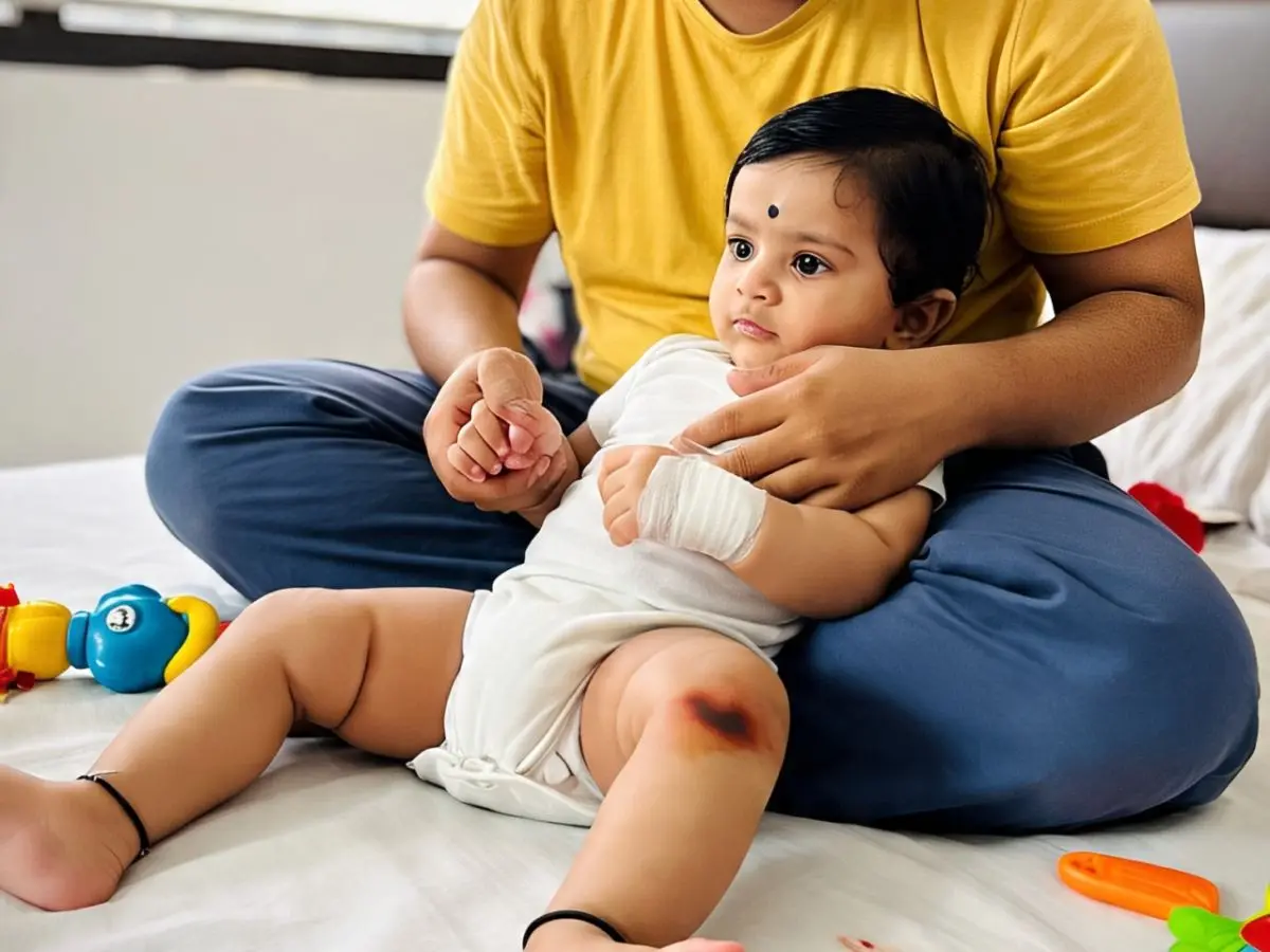 दो साल के बच्चे के साथ दर्दनाक हादसा, गर्म दूध गिरने से झुलसा मासूम दो साल के बच्चे के साथ दर्दनाक हादसा, गर्म दूध गिरने से झुलसा मासूम