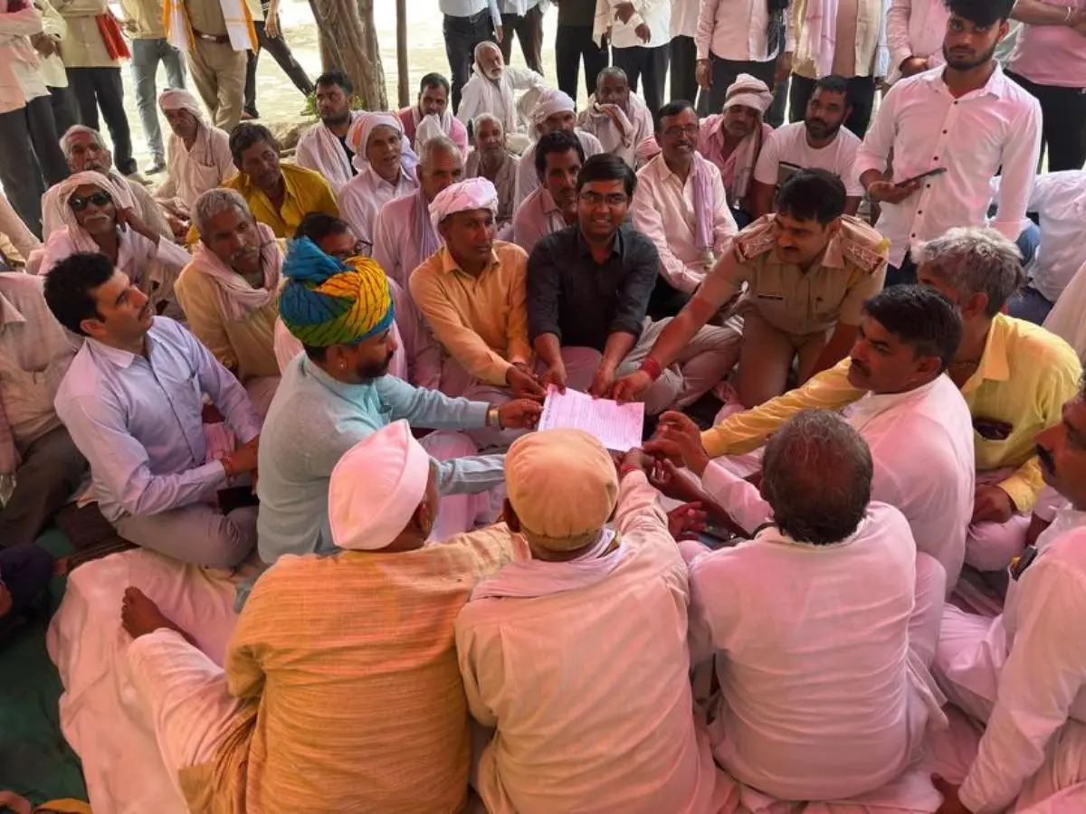 डीग में हुई जाट समाज की महापंचायत, 29 जून को होगा हुंकार रैली का आयोजन
