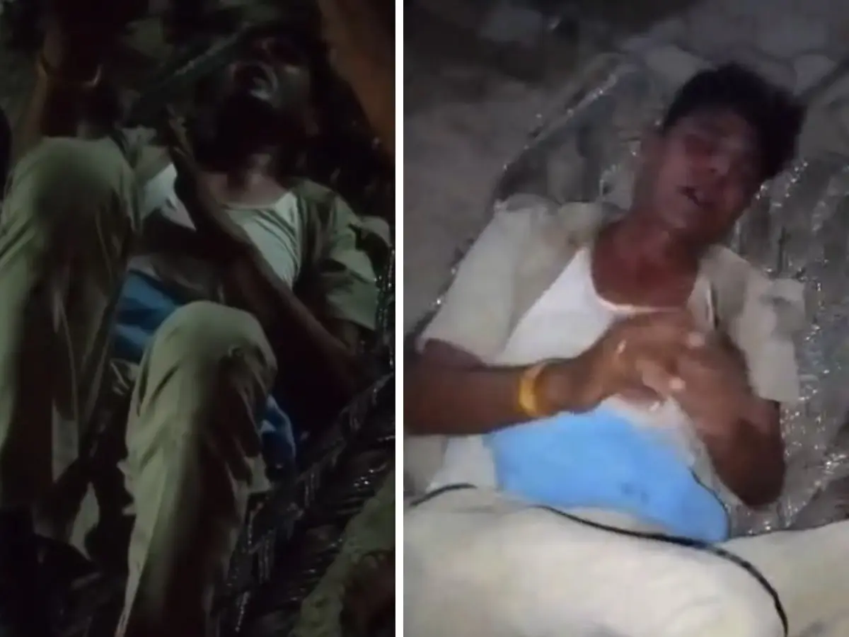 बहरोड के काठुवास टोल प्लाजा पर परिवहन विभाग की दबंगई, ट्रक चालक के सर पर मारा डंडा