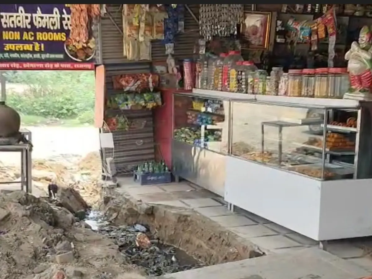 चूरू में मानसून से पूर्व बड़े नालों की सफाई ओर खुदाई कार्य हुआ शुरू