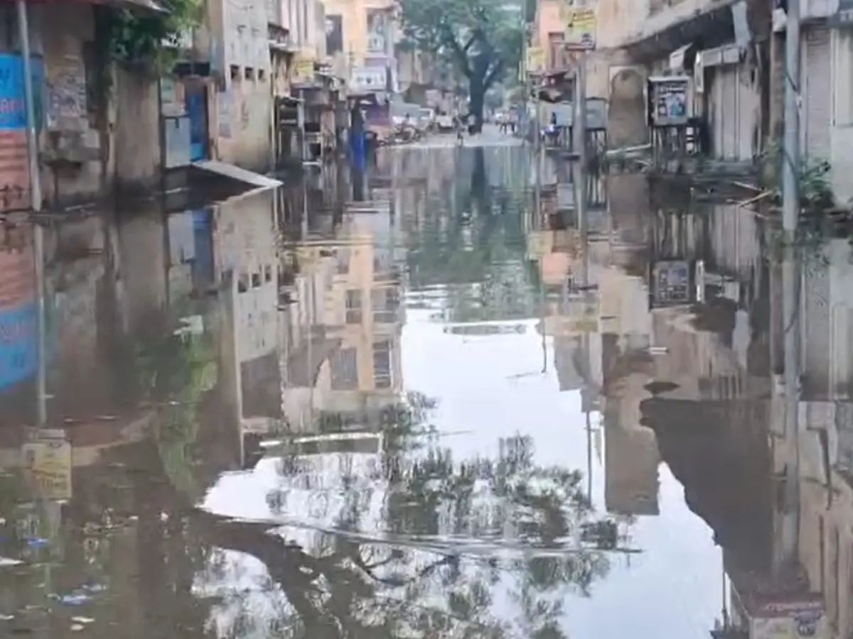 सीकर में तेज बारिश से कई इलाकों में हुआ जलभराव, लोग हो रहे परेशान सीकर में तेज बारिश से कई इलाकों में हुआ जलभराव, लोग हो रहे परेशान