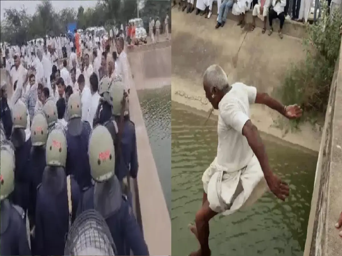 सांचौर जिला बहाली की मांग तेज, नर्मदा नहर में कूदे तीन बुजुर्ग सांचौर जिला बहाली की मांग तेज, नर्मदा नहर में कूदे तीन बुजुर्ग
