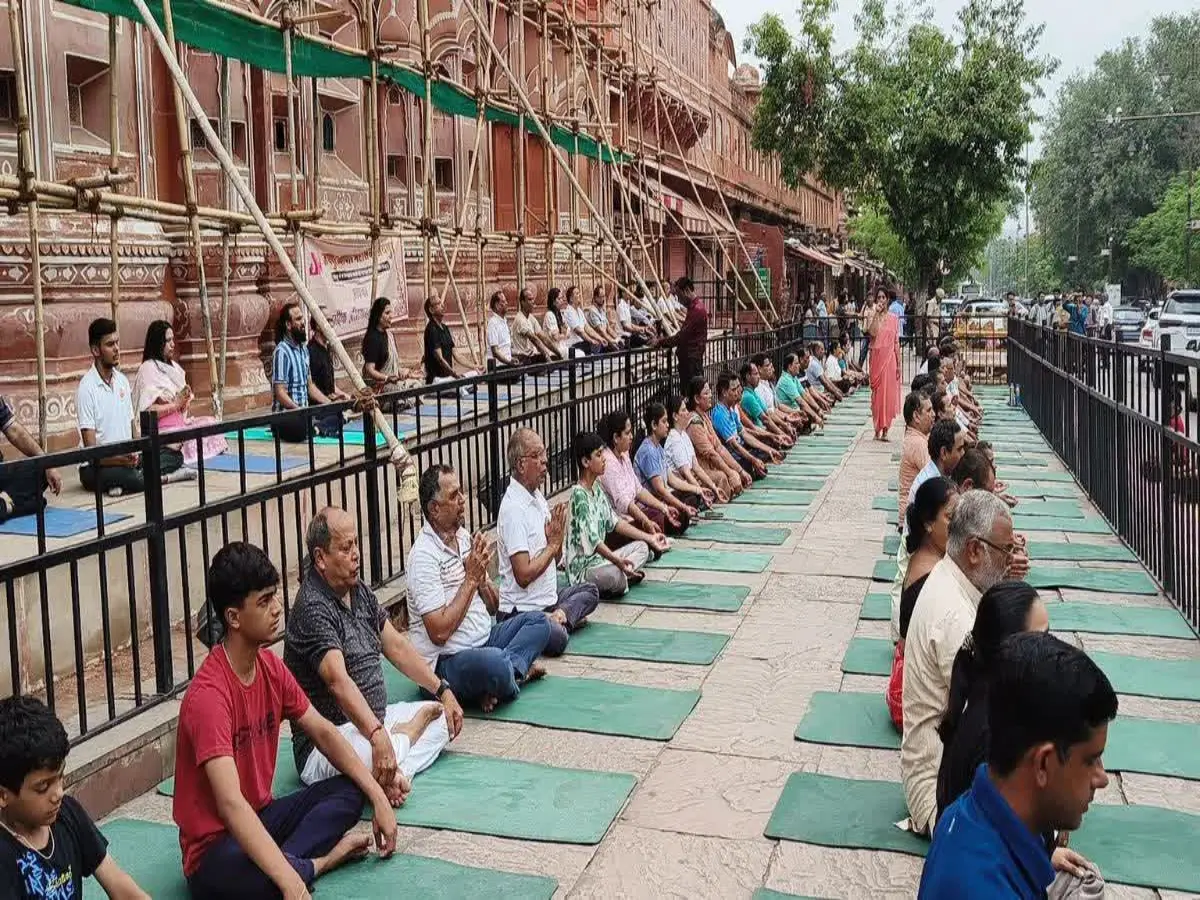 International Yoga Day: 2 लाख 51 हजार लोग राजधानी में एक साथ करेंगे योगा, आज किया गया अभ्यास