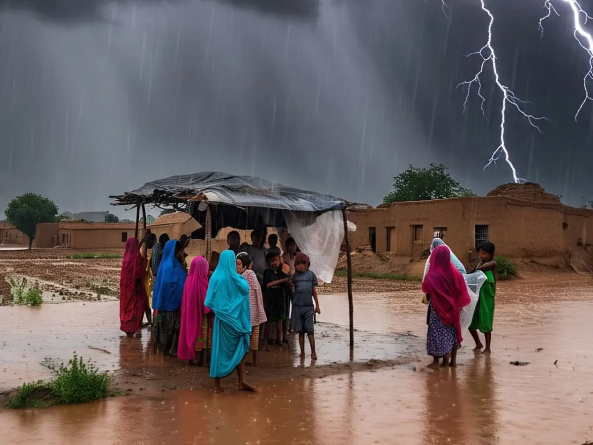 बांसवाड़ा में रिकॉर्ड बारिश