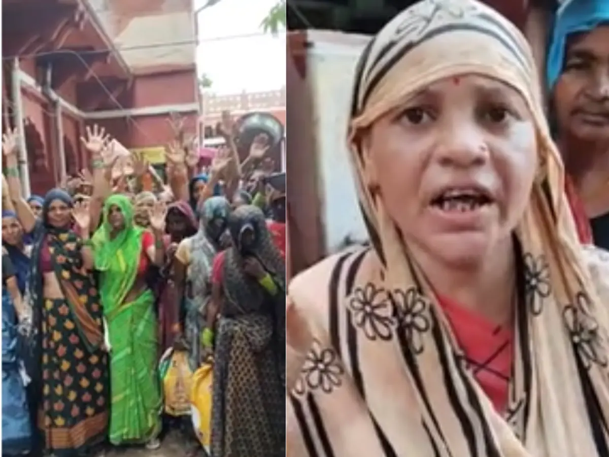 Dholpur News: मनरेगा महिला मजदूरों का प्रदर्शन, पोखर खुदाई का काम अचानक बंद करने का आरोप