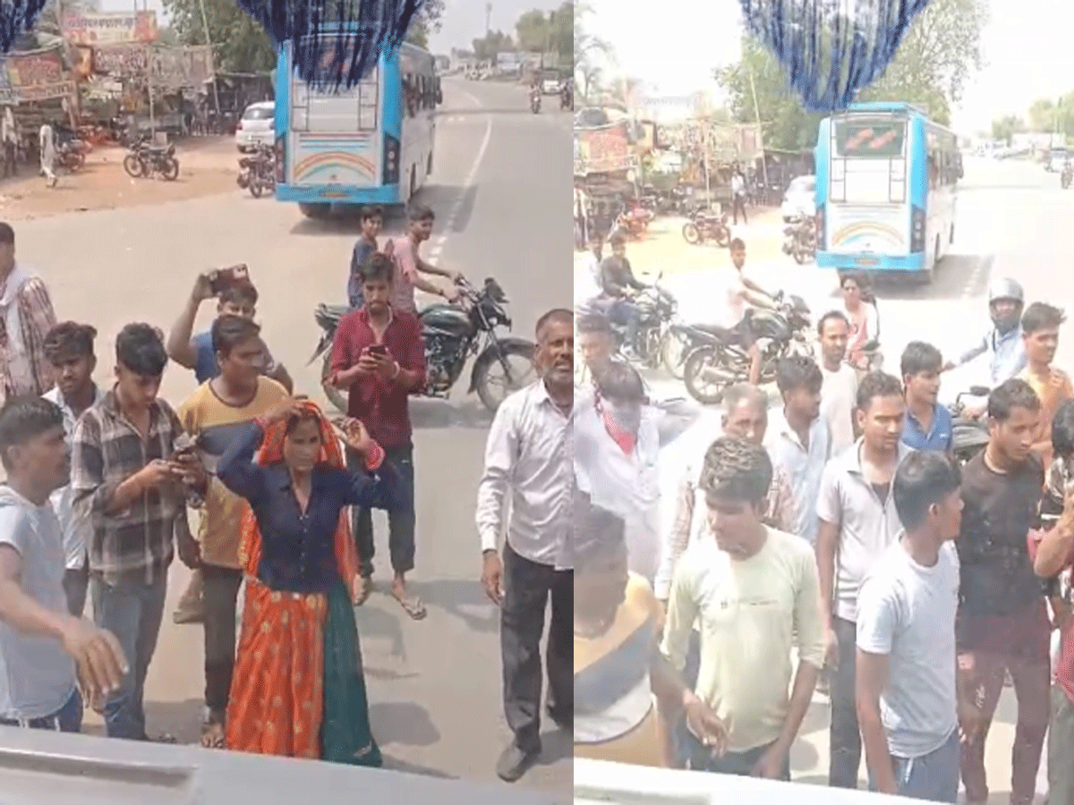 दौसा से अलवर आ रही रोडवेज बस के ड्राइवर और सवारियों से लोगों ने की मारपीट