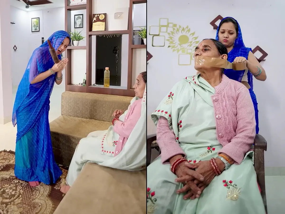 मॉडर्न बहू पर भारी पड़ी राजस्थानी सास, Viral Video देख आ जाएगी मौज