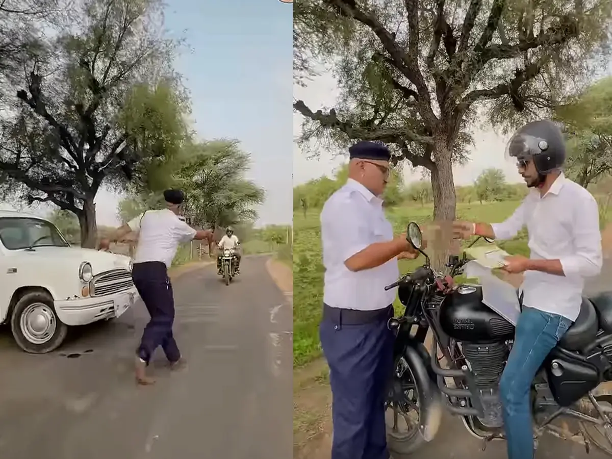 Viral Video: चालान काटने के लिए ट्रैफिक पुलिस ने दी ऐसी वजह, चकरा जाएगा सिर