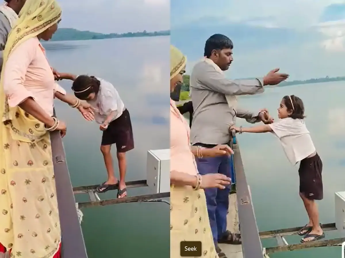 Video: अपनी ही बेटी की जान से खिलवाड़, भरतपुर की खतरनाक REEL वायरल Video: अपनी ही बेटी की जान से खिलवाड़, भरतपुर की खतरनाक REEL वायरल