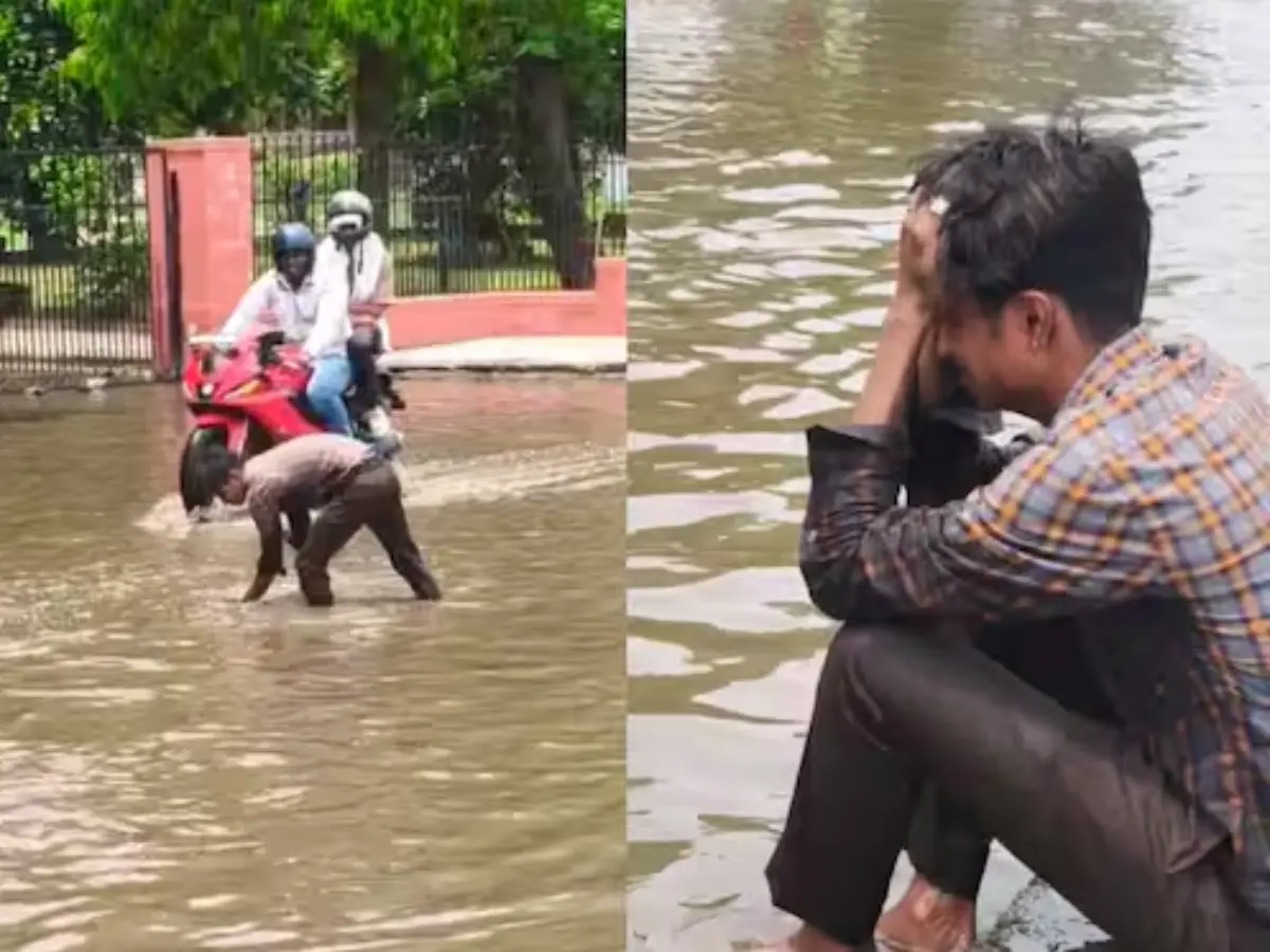 Jaipur News: पानी में डूबी पिंकसिटी का हुआ बुरा हाल, बारिश के पानी में युवक का खोया कुछ ऐसा सामान कि ढूढँते हुए रोता- बिलखता रहा युवक, वीडियो वायरल Jaipur News: पानी में डूबी पिंकसिटी का हुआ बुरा हाल, बारिश के पानी में युवक का खोया कुछ ऐसा सामान कि ढूढँते हुए रोता- बिलखता रहा युवक, वीडियो वायरल