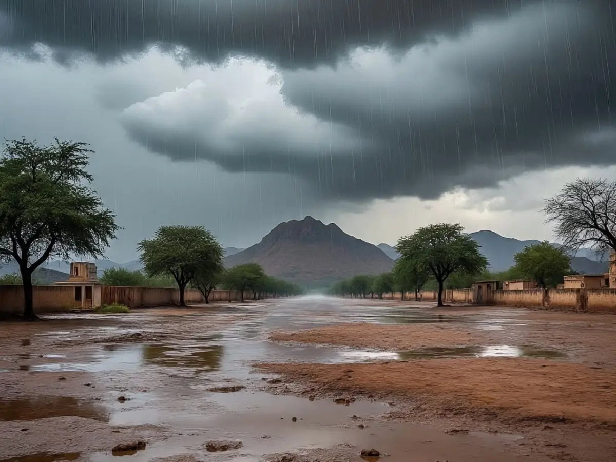 Rajasthan Weather Today : राजस्थान में फिर बरसेगा कहर, कई जिलों में मूसलधार बारिश के साथ ताबड़तोड़ ओले गिरने का अलर्ट