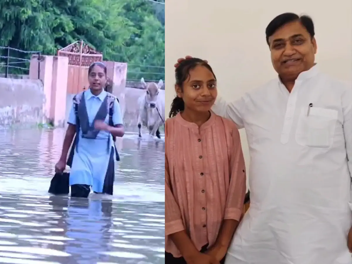 डोटासरा से मिली Sikar की वायरल रील वाली छात्रा, दिखाया था विकास का आईना