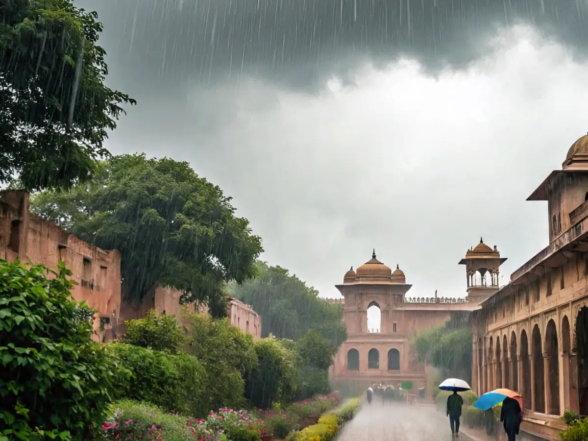 India Rathan Rajasthan Weather|25 से 30 जुलाई तक भारी से अति भारी बारिश की चेतावनी