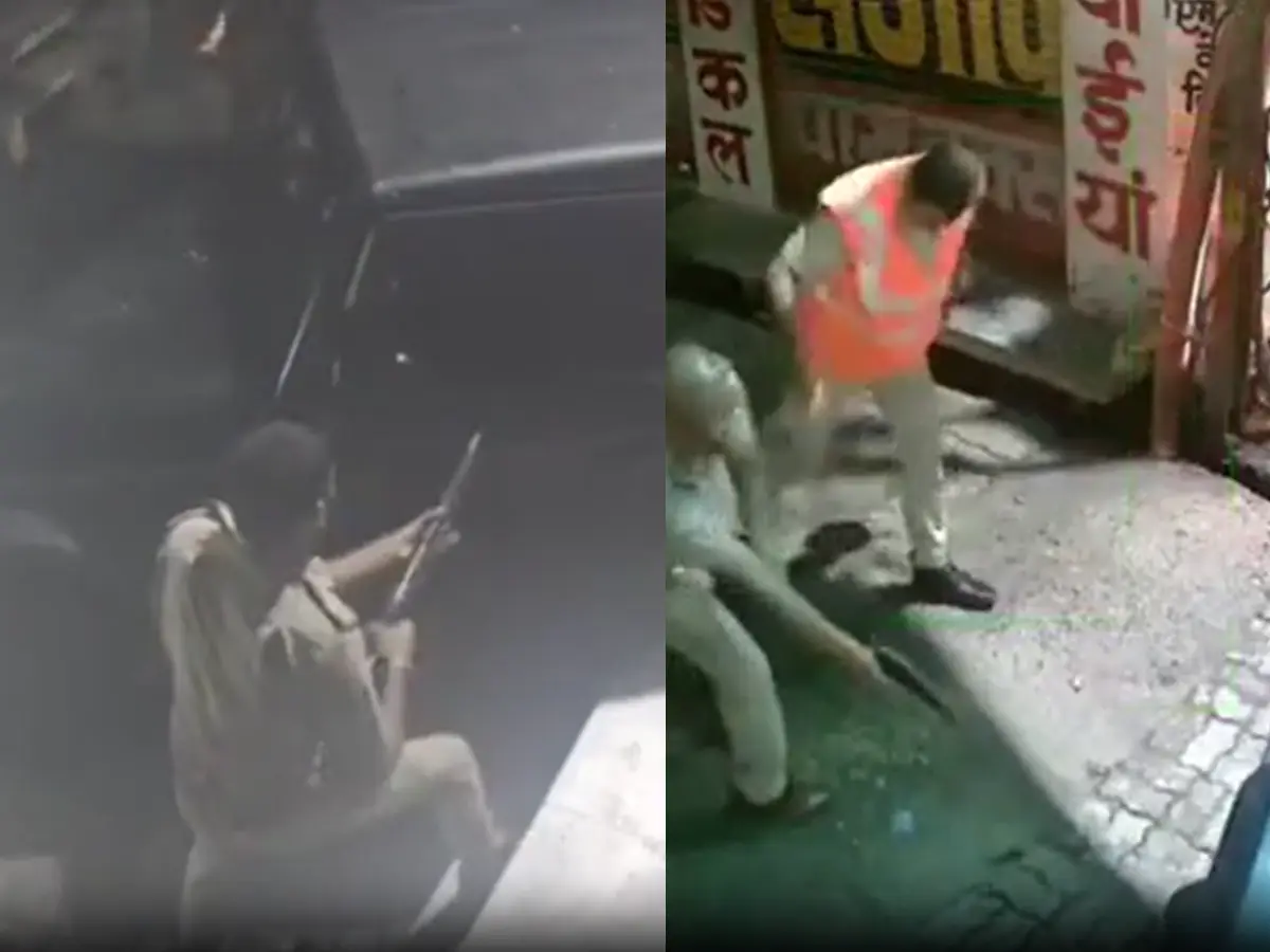 ब्लैक थार पर पुलिस का एक्शन, बरसाई ताबड़तोड़ गोलियां, देखें वीडियो