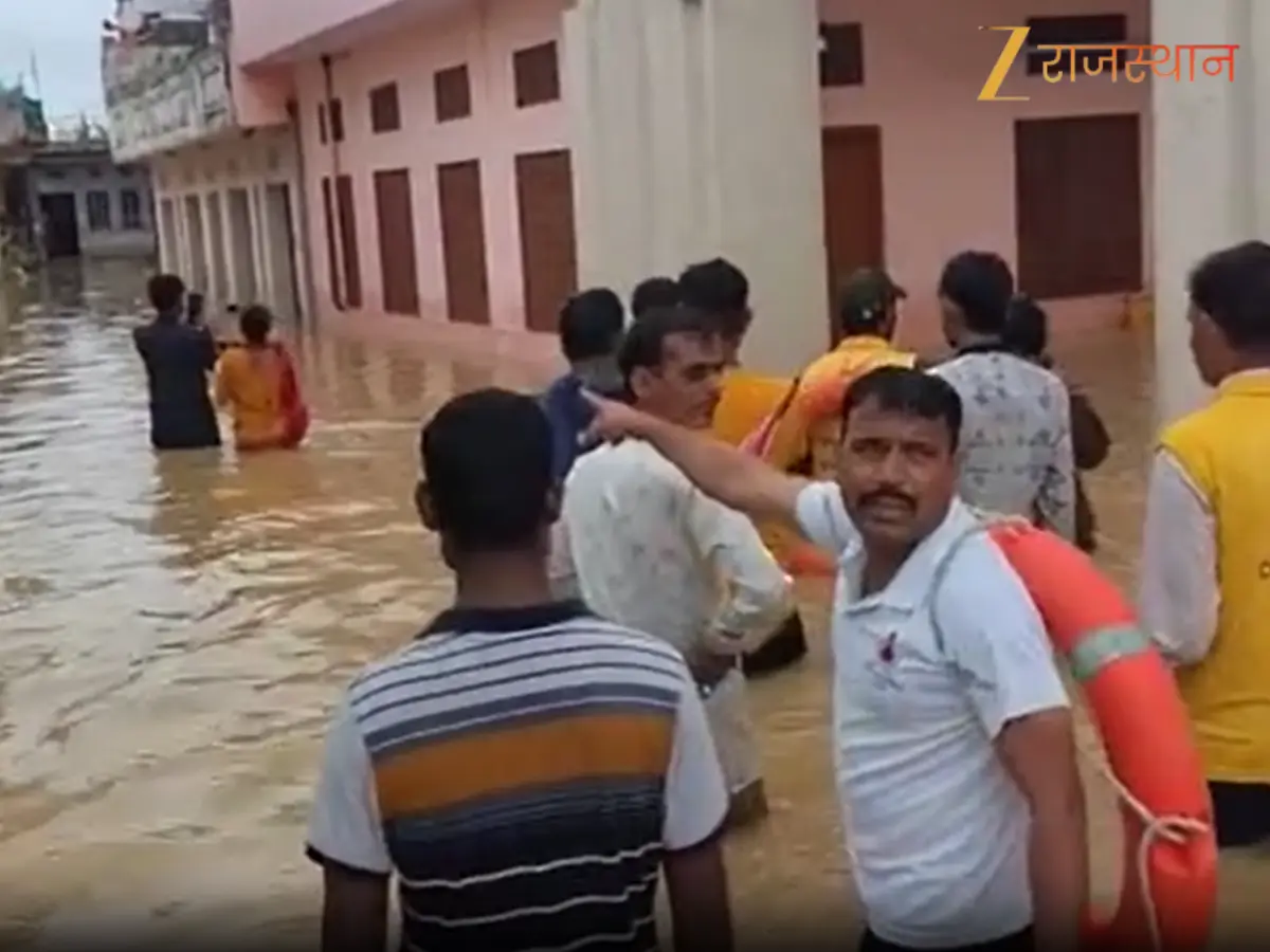 बेकाबू बारिश का कहर! वनस्थली गांव में बाढ़ जैसे हालात, देखें SDRF कैसे लोगों कर रही रेस्क्यू