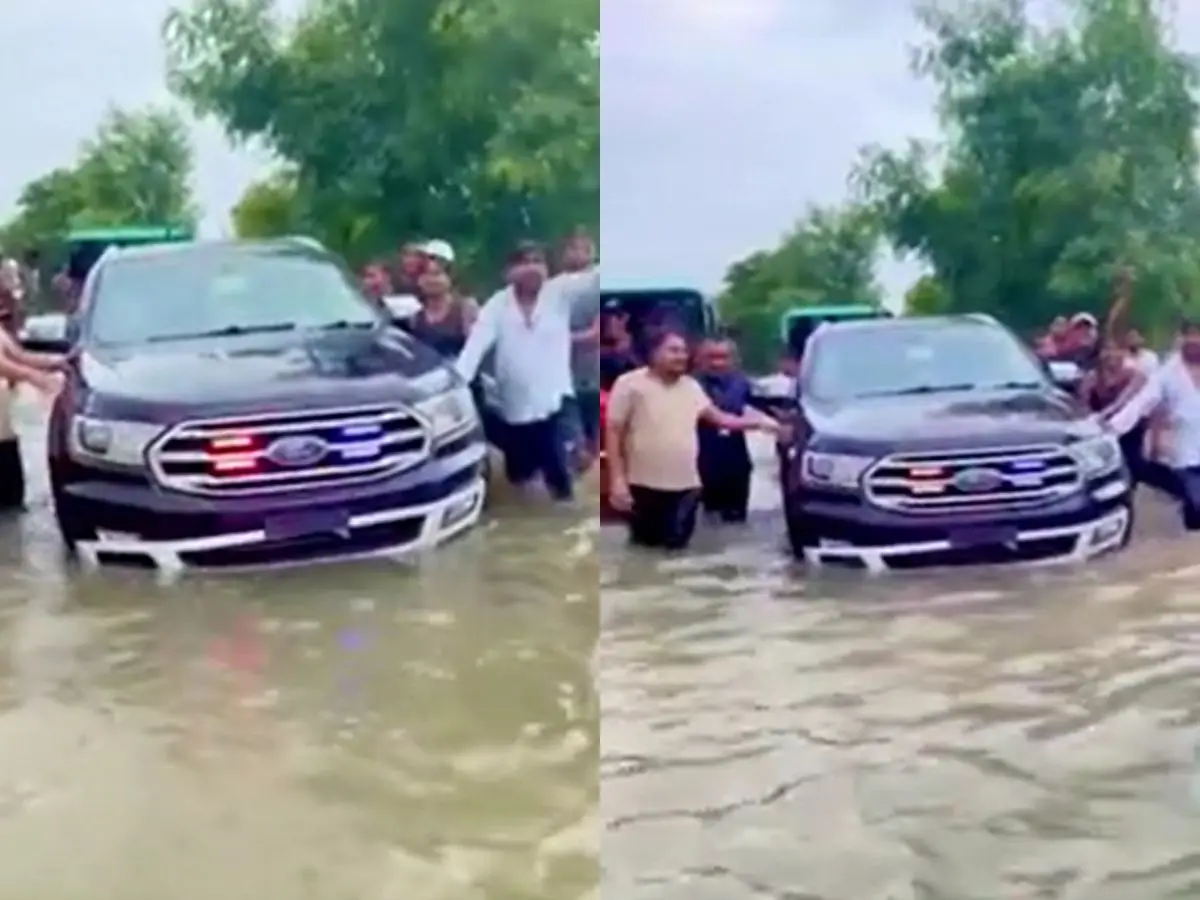 बाढ़ के पानी को चीरते हुए गांवों में पहुंचे किरोड़ी लाल मीणा, देखें वीडियो