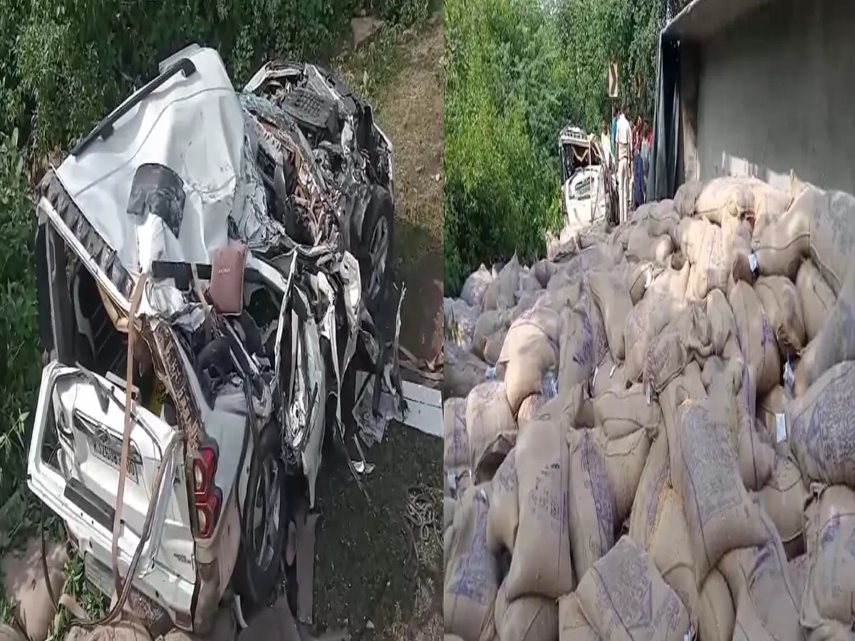 नशे में धुत ड्राइवर... और कार पर पलट गया ट्राला! झालावाड़ में दिल दहला देने वाला हादसा