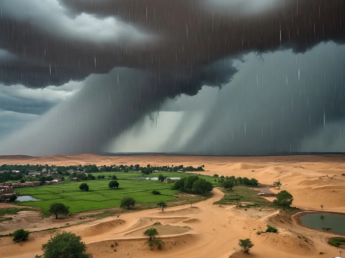 राजस्थान के इन इलाकों में 3 से 6 अगस्त भारी से अति भारी बारिश की चेतावनी