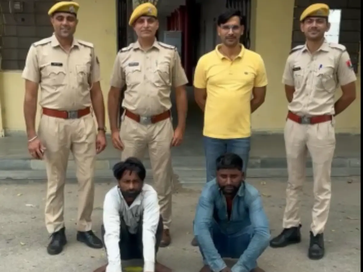 गंगापुर पुलिस की कार्रवाई, लूट की छह वारदातों में शामिल दो शातिर आरोपी गिरफ्तार