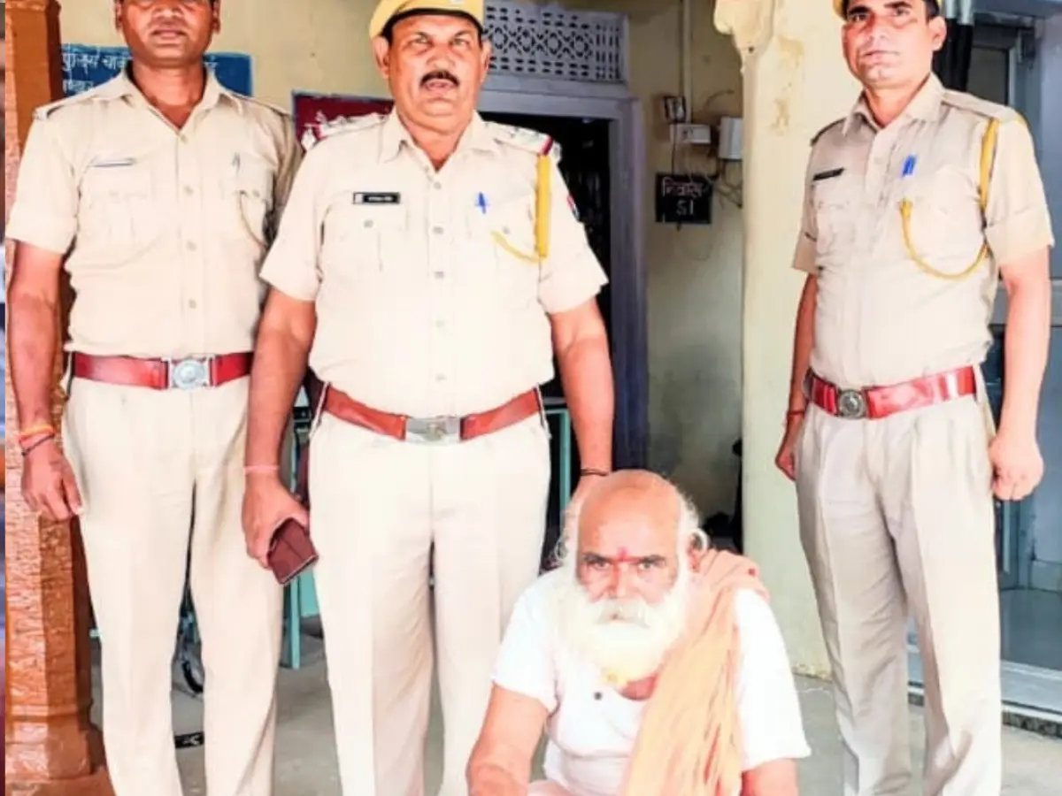 खंडार के टेमला बालाजी मंदिर में चोरी, चोर साधु हरिगिरी नाथ गिरफ्तार