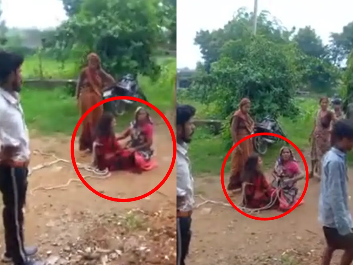 अवैध संबंध के चलते महिला से मारपीट, Video Viral