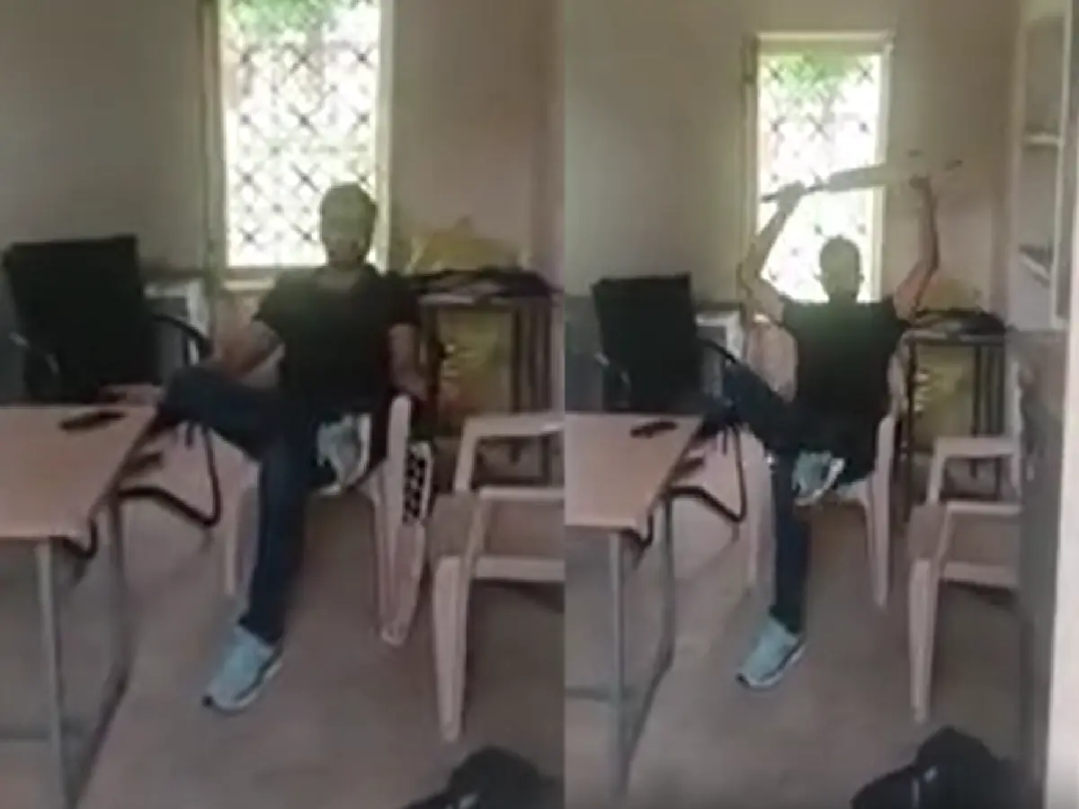Churu: स्कूल में शराबी टीचर का तमाशा! छात्रों के सामने किया बवाल, फिर... Churu: स्कूल में शराबी टीचर का तमाशा! छात्रों के सामने किया बवाल, फिर...