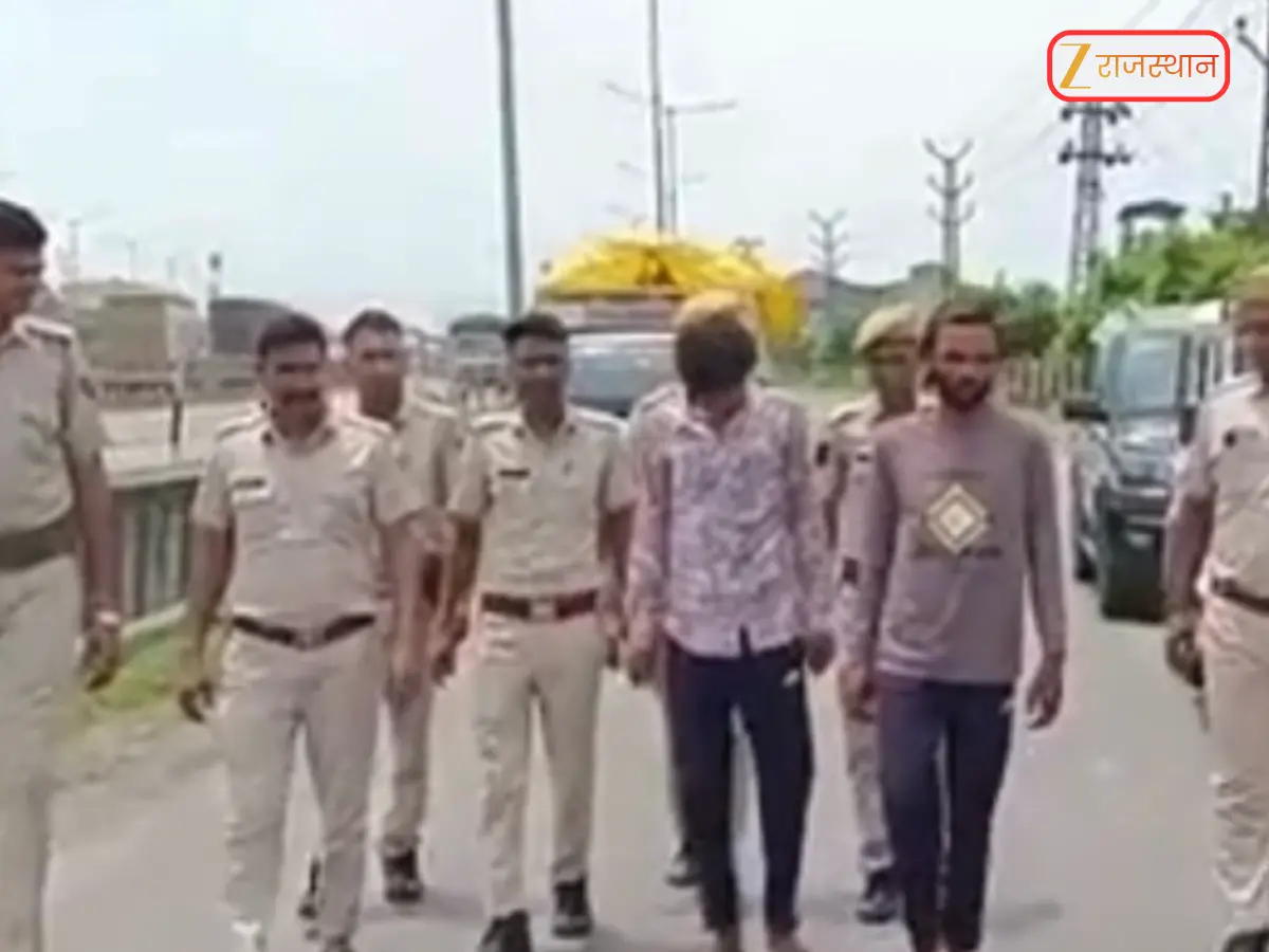 Bhilwara Video: आरसीएम कर्मचारियों के Kidnappers को पुलिस ने दबोचा, दोनों आरोपियों की कराई पैदल परेड Watch Video
