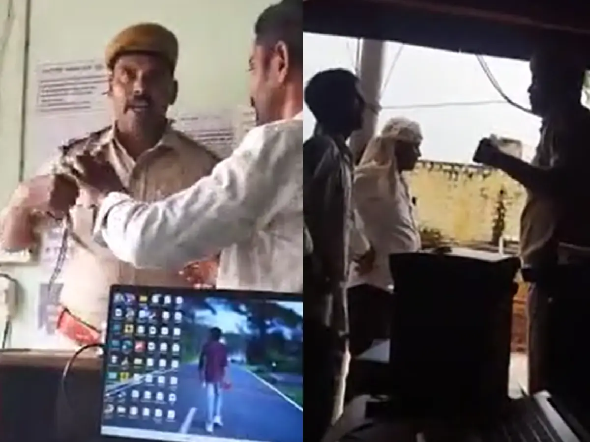 धौलपुर में खाकी का कहर! कांस्टेबल ने ई-मित्र संचालक को पीटा, Video वायरल