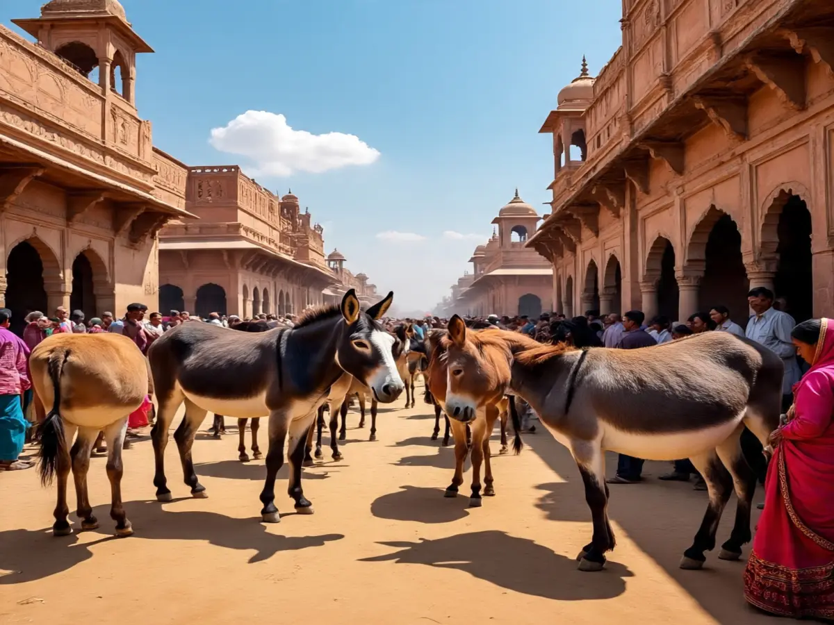 देश का एकमात्र गधा मेला