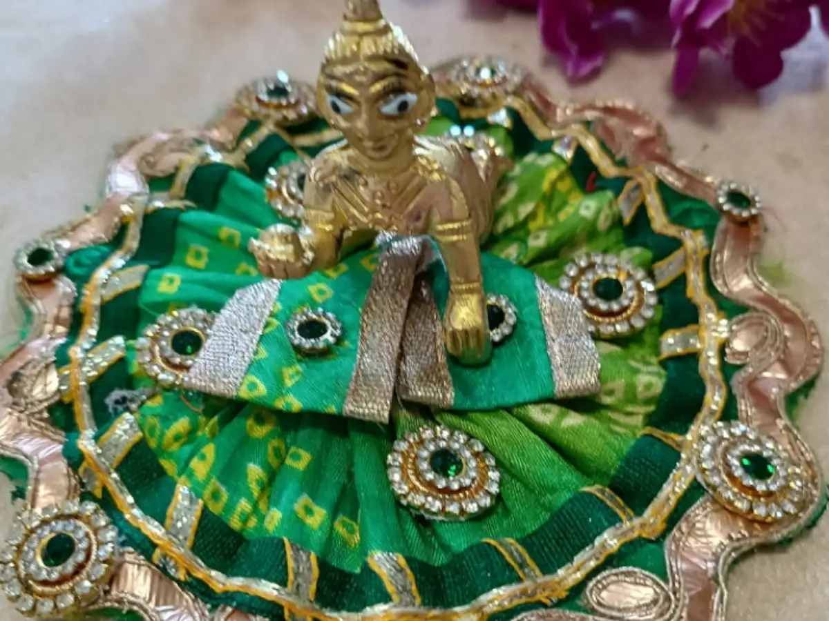 Rajasthani Laddu Gopal Gota-Doria