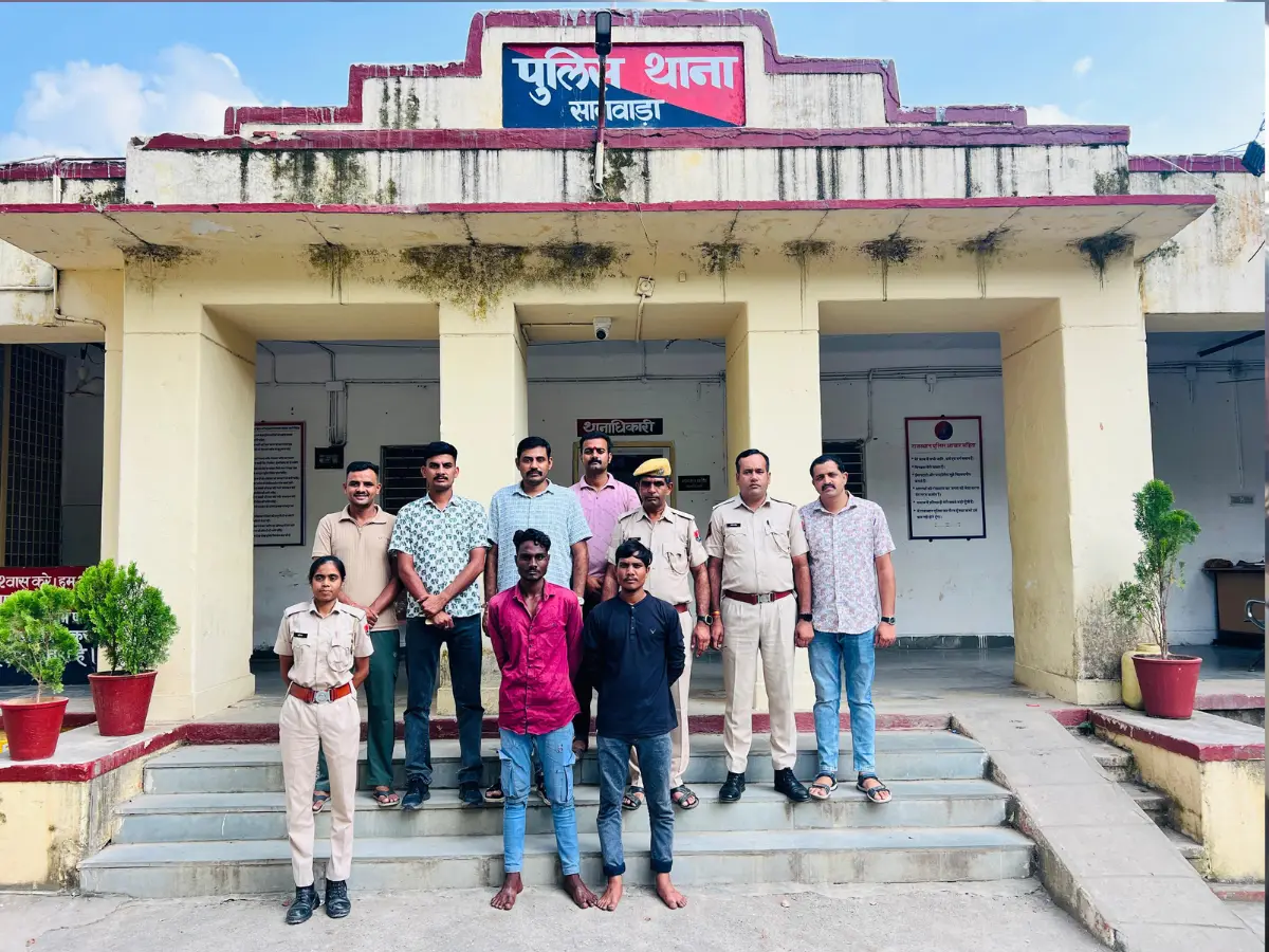 डूंगरपुर पुलिस का ऑपरेशन शिकंजा, चोर गिरोह का खुलासा, 2 आरोपी गिरफ्तार