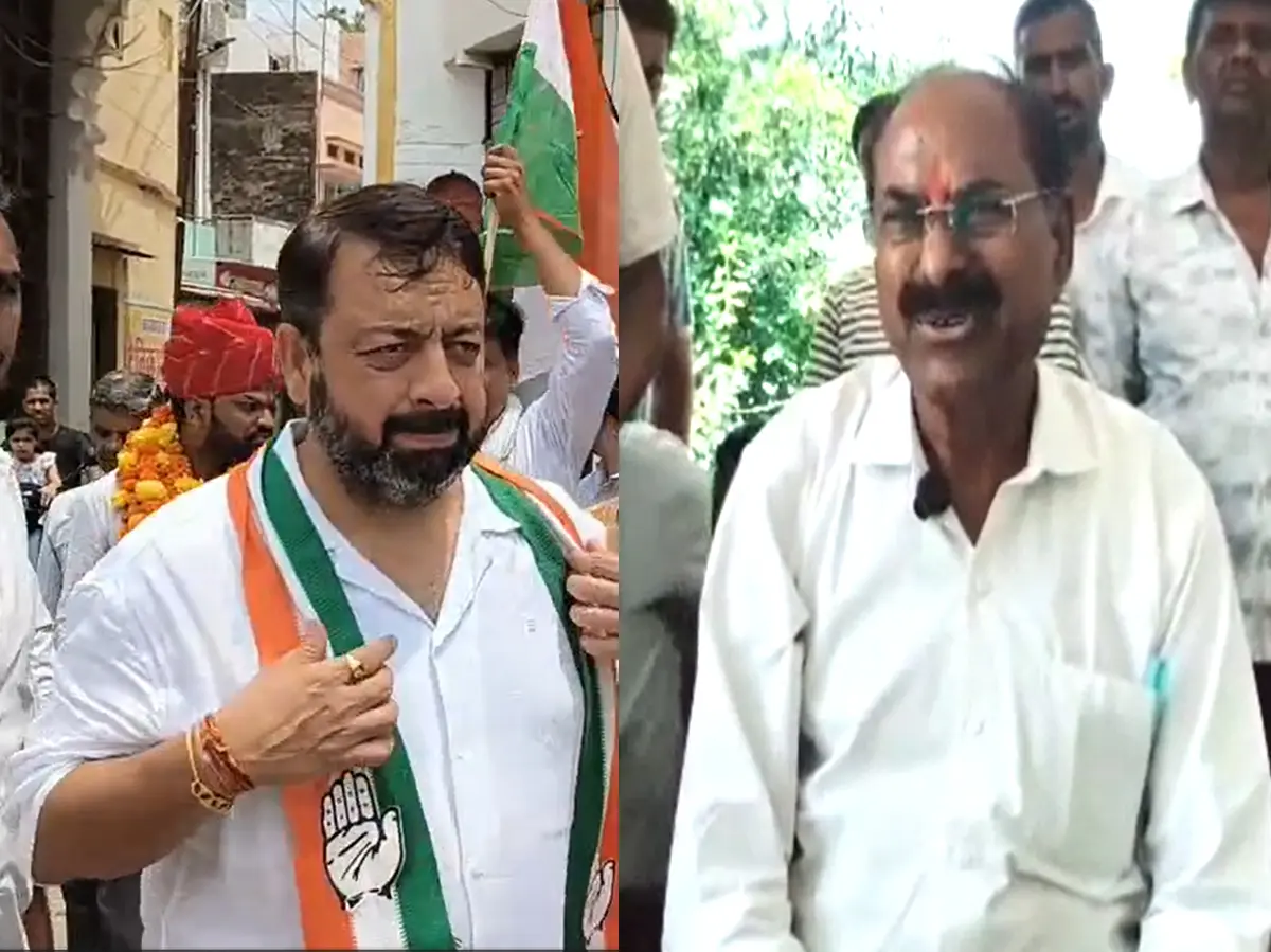 Rajsamand: BJP-Congress विधायकों की तगड़ी जुबानी जंग, 'खुद को कह रहे शेर, दूसरे को गीदड़' Rajsamand: BJP-Congress विधायकों की तगड़ी जुबानी जंग, 'खुद को कह रहे शेर, दूसरे को गीदड़'