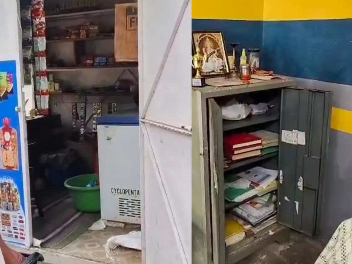 डूंगरपुर में चोर बेखौफ, कलेक्टर-SP निवास के पास दुकान और स्कूल में चोरी