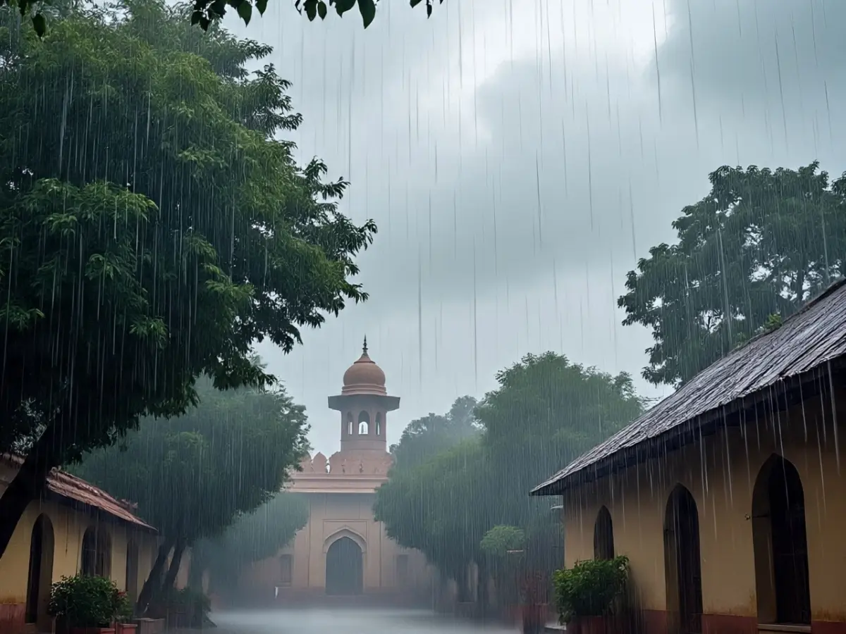 बारिश और राहत
