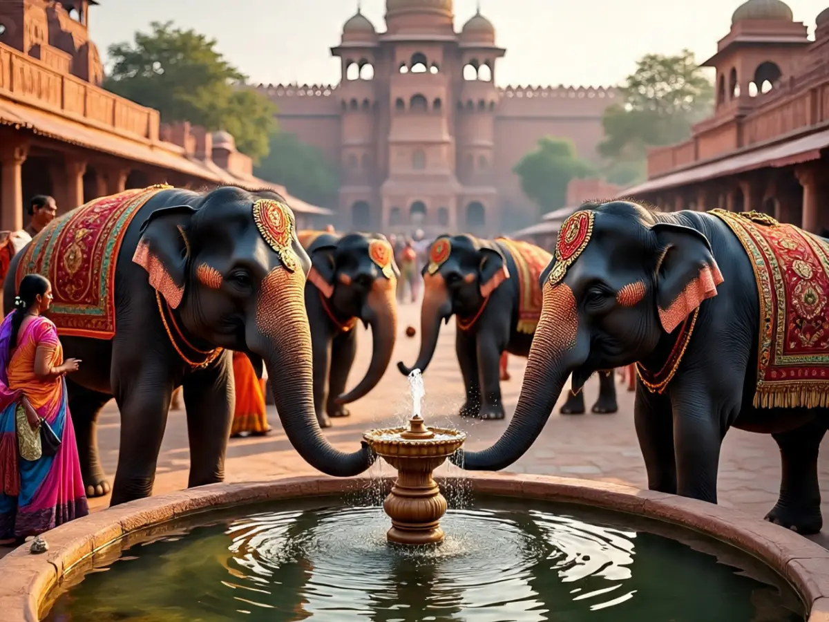 भारत का पहला हाथी गांव