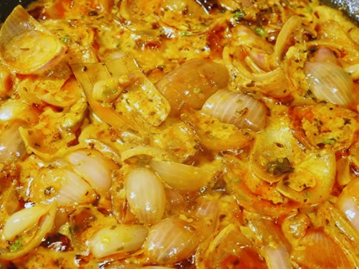 Malai Onion Sabzi