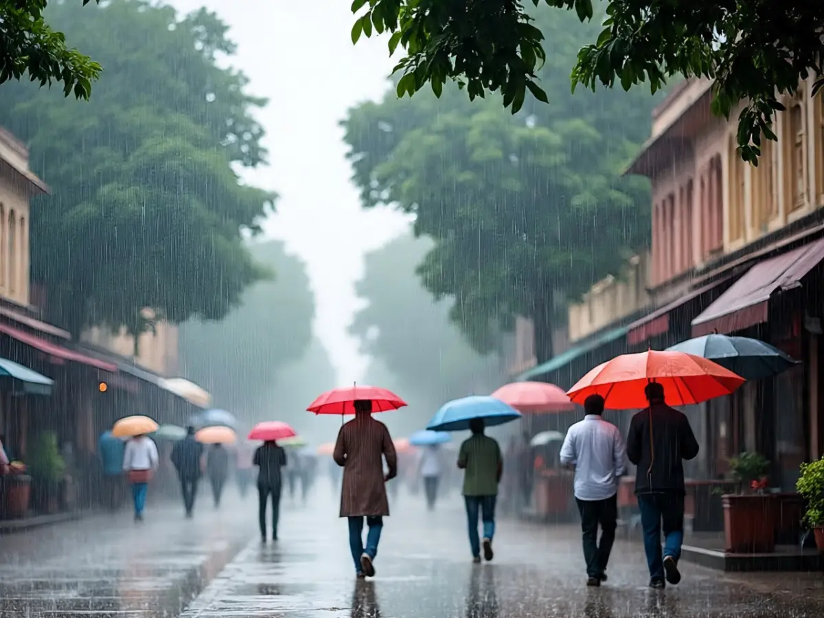जयपुर में सुहावना हुआ मौसम