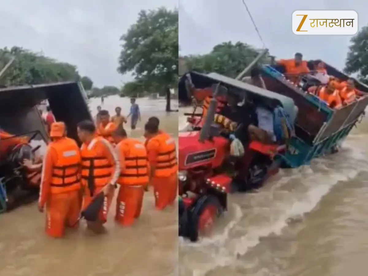 Sawai Madhopur News: सवाई माधोपुर में राहत कार्य के दौरान हादसा, ट्रैक्टर-ट्रॉली का बिगड़ा संतुलन, मची अफरा-तफरी