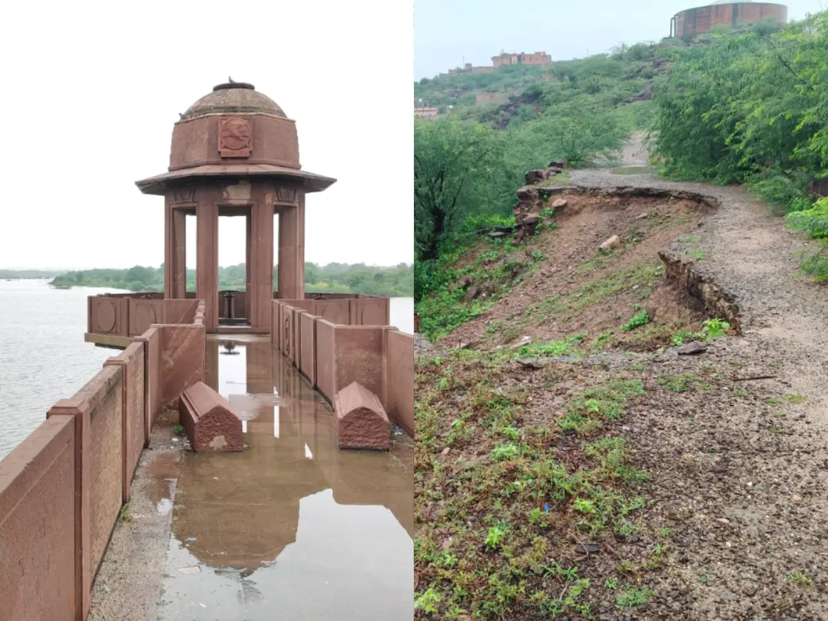 उम्मेद सागर बांध पर खतरा