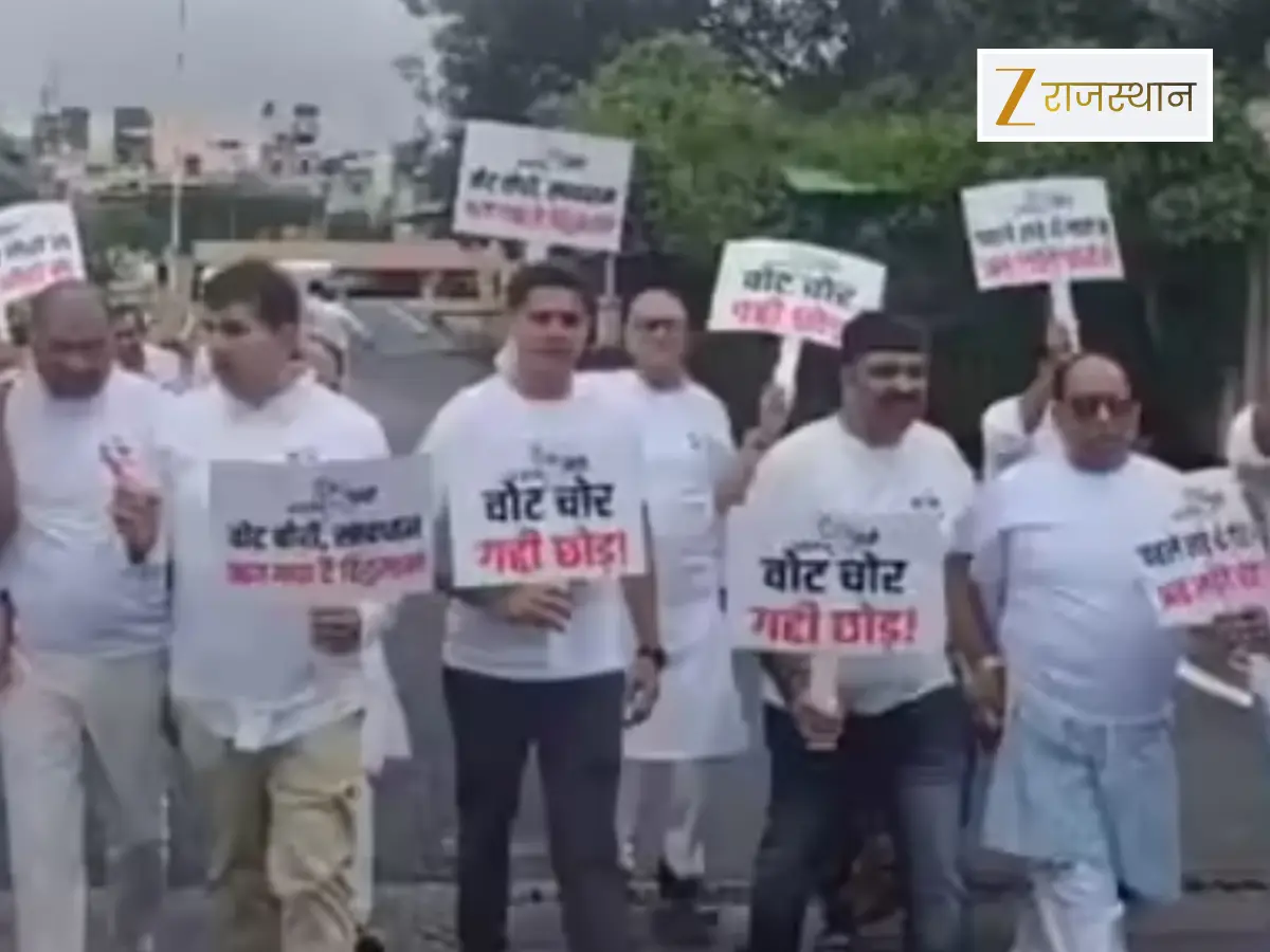 Sachin Pilot: अब सचिन पायलट ने लगाए 'वोट चोर, गद्दी छोड़' के नारे, बिहार के बाद राजस्थान में भी आक्रोश