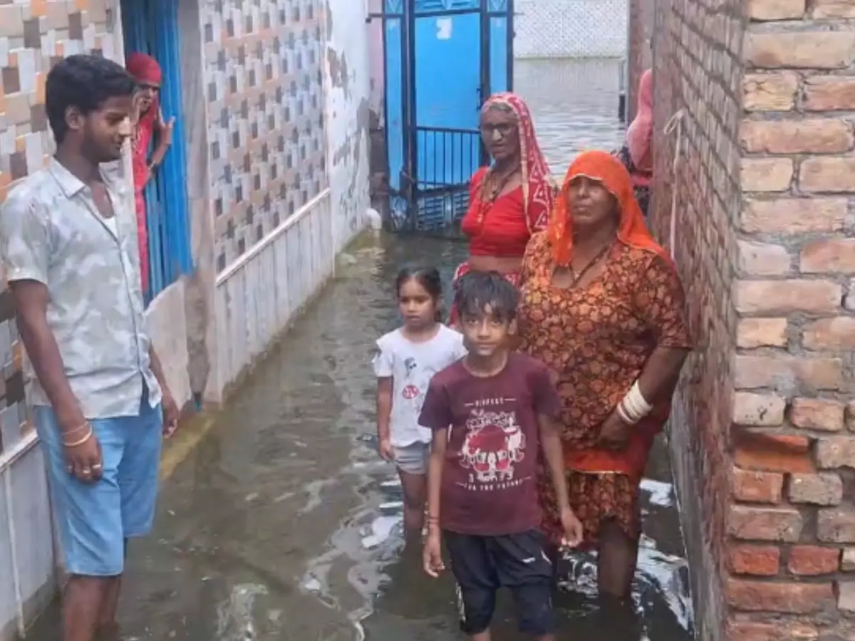 Sujangarh water logging